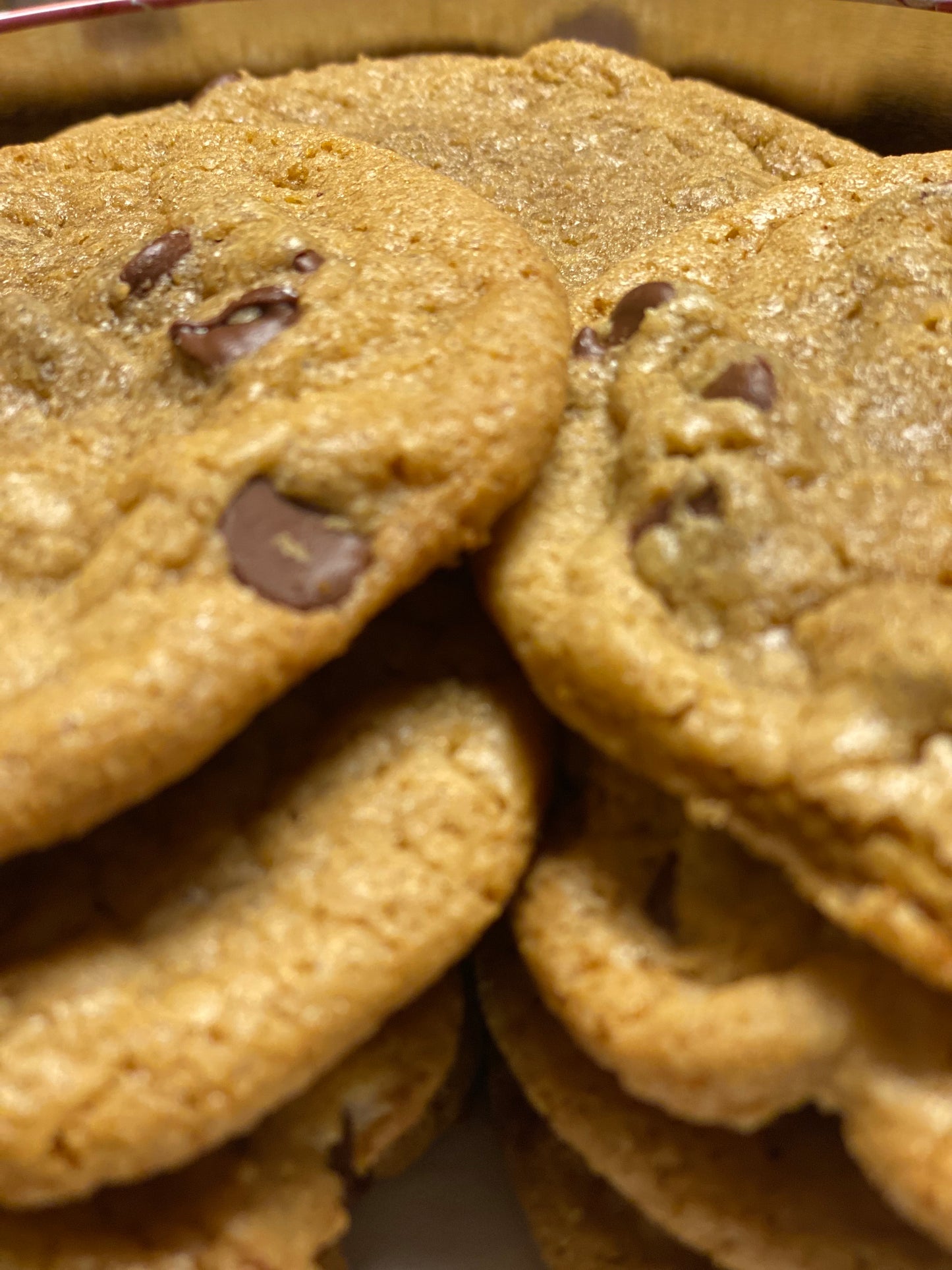 1/2 DOZEN Gluten Free Brown Butter Chocolate Chip Cookies