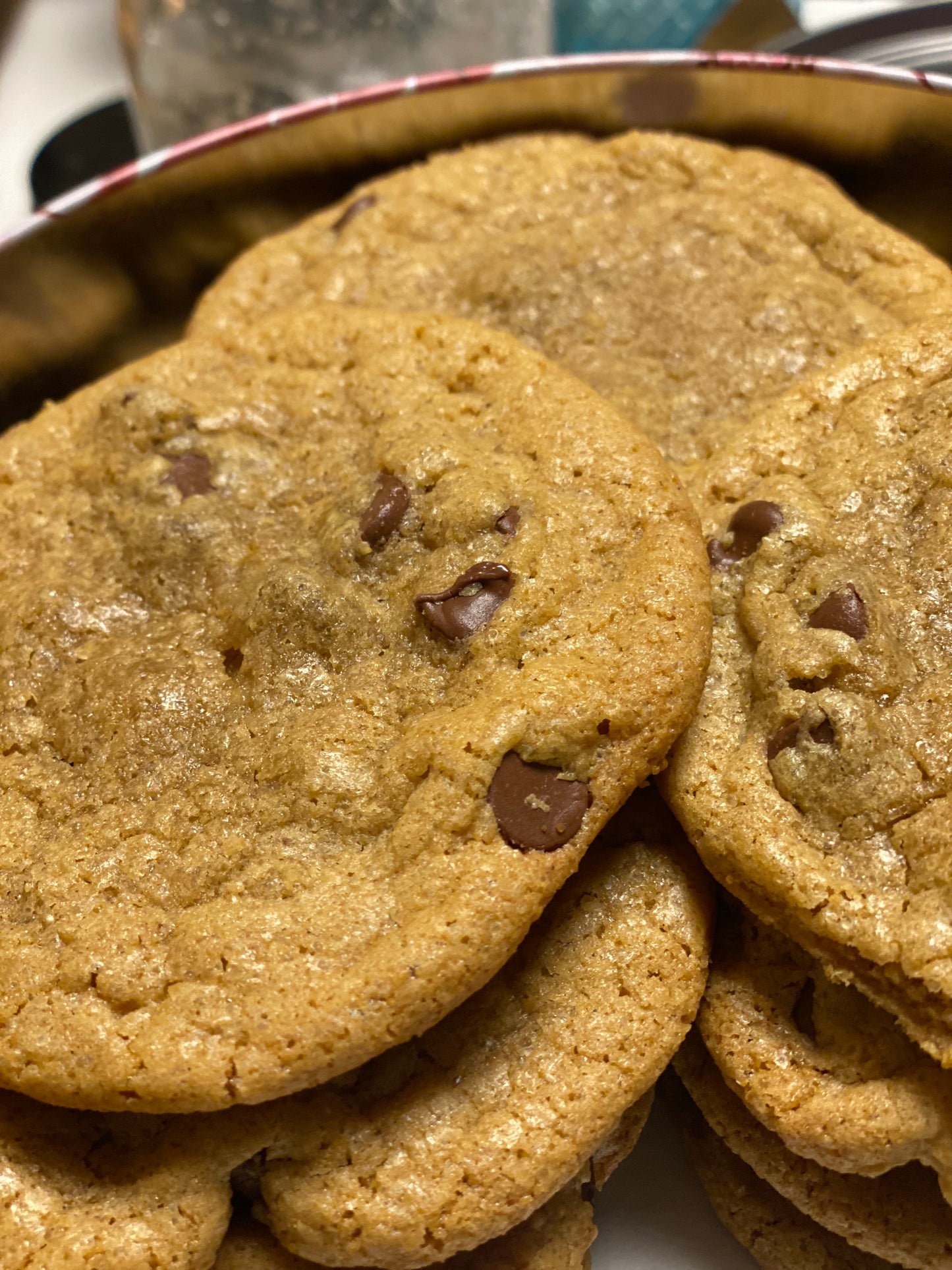 1/2 DOZEN Gluten Free Brown Butter Chocolate Chip Cookies